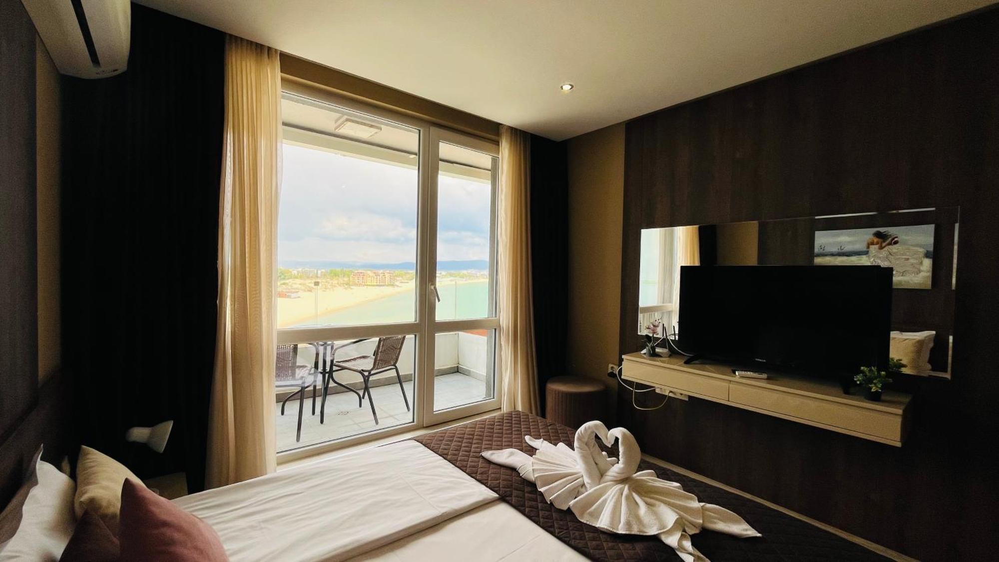 Paradiso 'В' 609 Studio Nessebar Private Extérieur photo
